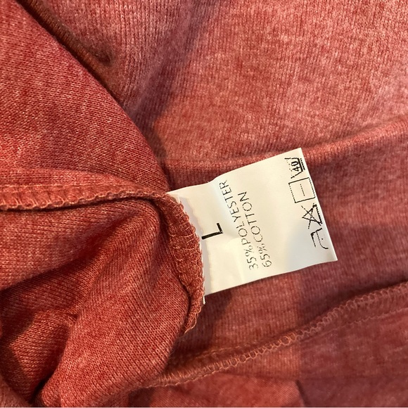 NWT fashion, original design pullover double hood, long sleeve size L - Picture 14 of 14